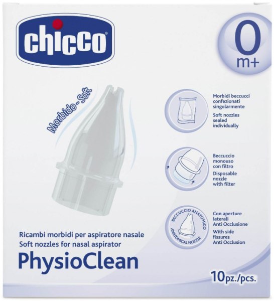 Chicco Recharges Embouts pour Mouche-Bébé Soft & Easy Physioclean
